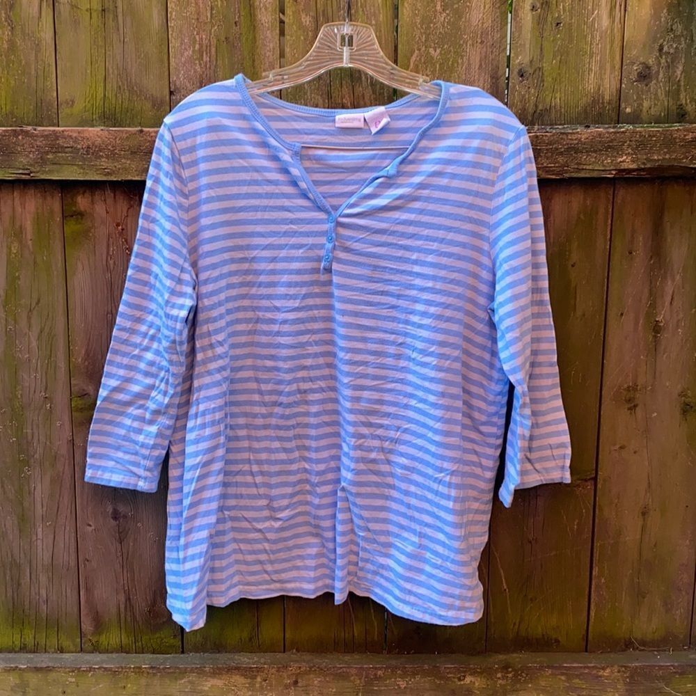 In Due Tome stripped top sz. L
